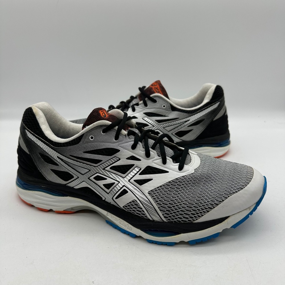 ASICS T6D0N Mens Size 13 4E Silver Gel-Cumulus 18 Extra Wide Running Shoes